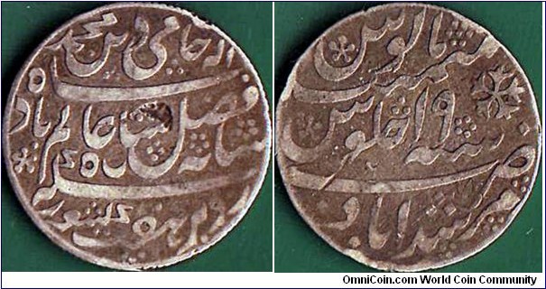 Bengal Presidency N.D. 1 Rupee - Year 19.