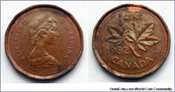 Canada 1 cent.
1982