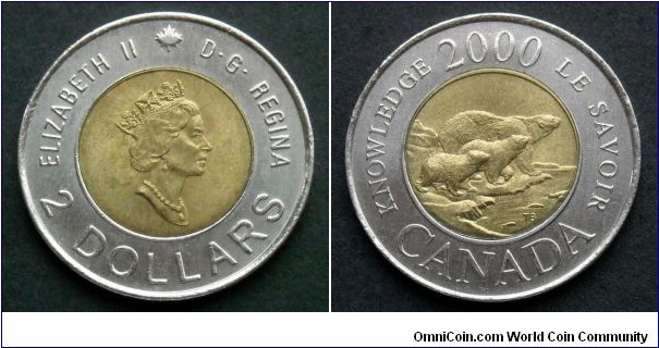 Canada 2 dollars.
2000, Knowledge