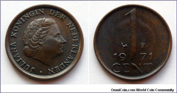 Netherlands 1 cent.
1971