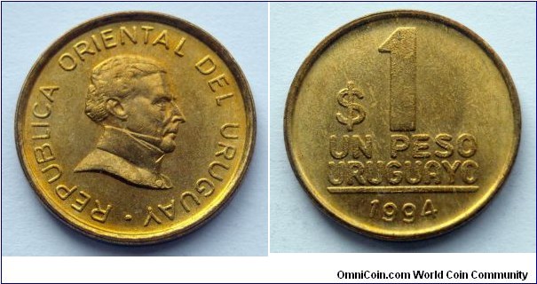 Uruguay 1 peso.
1994