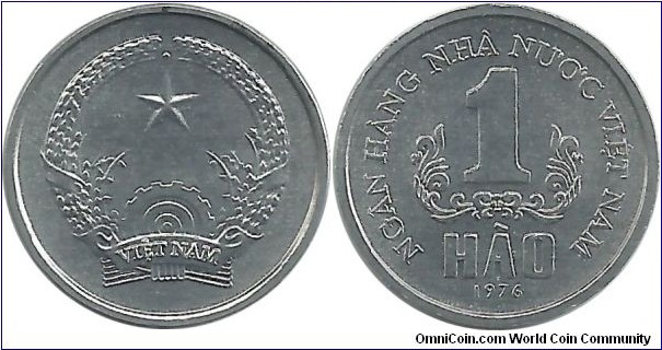 VietNam 1 Hao 1976-Unc