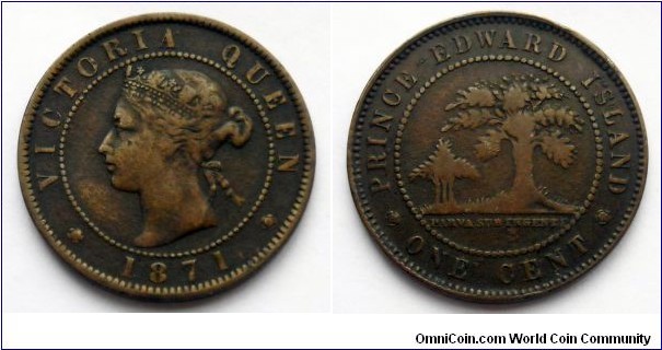 Prince Edward Island 
1 cent. 1871