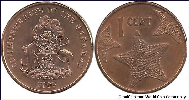Bahamas 1 Cent 2006