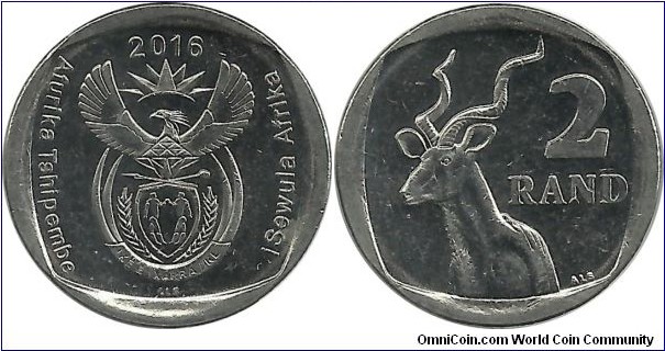 SouthAfrica 2 Rand 2016 (Venda-Ndebele)