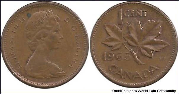 Canada 1 Cent 1965