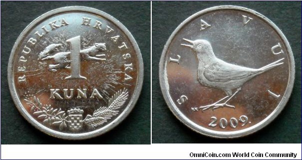 Croatia 1 kuna.
2009