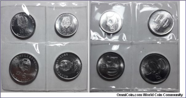 North Korea 2005 Coin Set