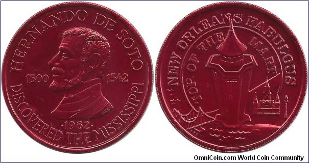 US Medallion - 1982-Red Al-