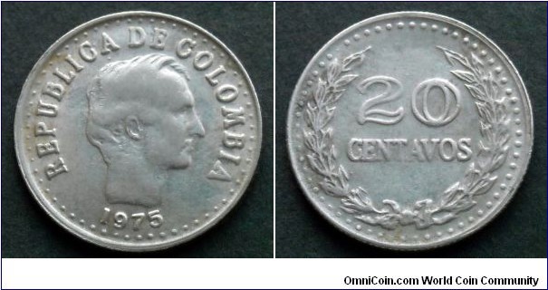 Colombia 20 centavos.
1975