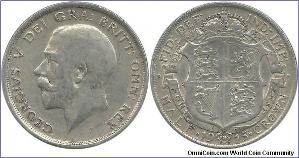 GreatBritain Half Crown 1915