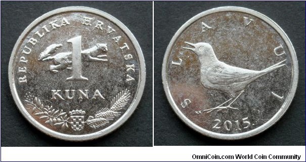 Croatia 1 kuna.
2015