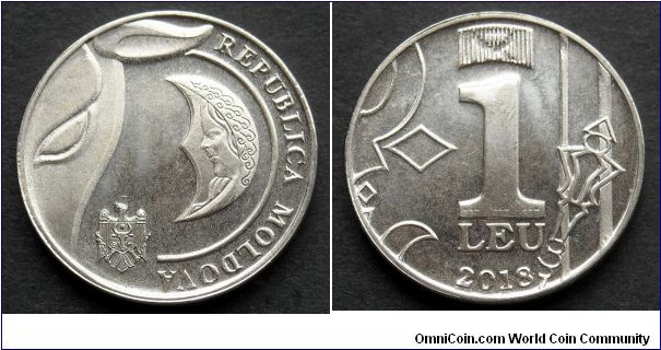 Moldova 1 leu.
2018