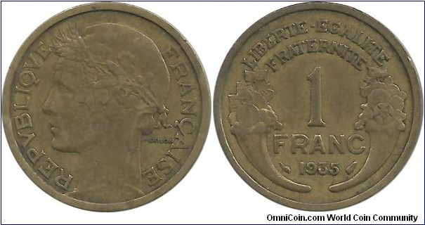 France 1 Franc 1935