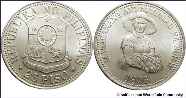 25 Piso (FAO)
Silver (.500) – 25 g – ø 38 mm