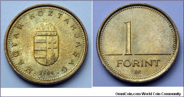Hungary 1 forint.
2006
