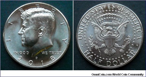 2018 D Kennedy Half Dollar