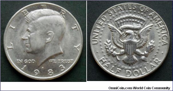 1983 P Kennedy Half Dollar