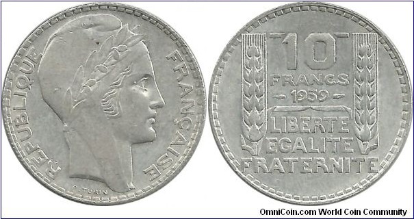 France 10 Francs 1939