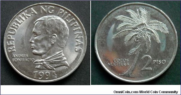 Philippines 2 piso.
1994