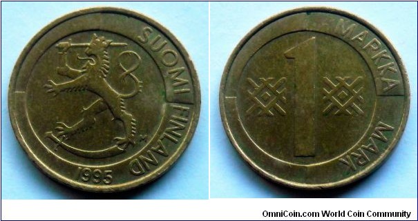 Finland 1 markka.
1995