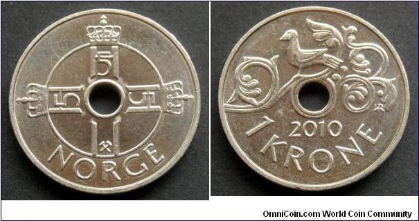 Norway 1 krone.
2010
