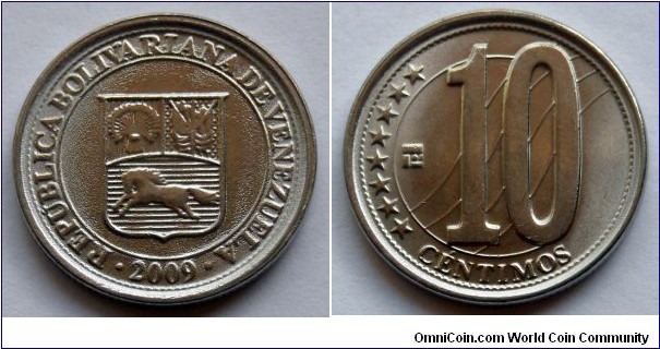 Venezuela 10 centimos.
2009 (II)