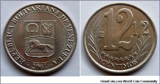 Venezuela 12 1/2 centimos. 2007 (II)