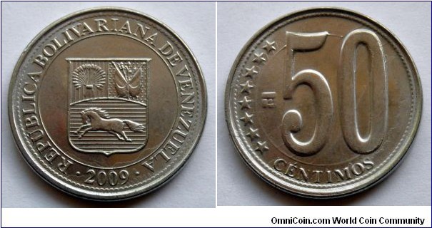 Venezuela 50 centimos.
2009