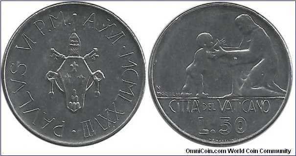 Vatican City 50 Lire 1978