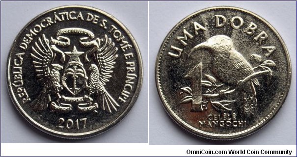 Sao Tome & Principe 1 dobra.
2017