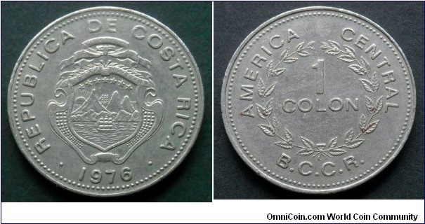 Costa Rica 1 colon.
1976 (II)