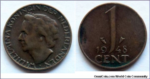 Netherlands 1 cent.
1948