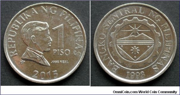 Philippines 1 piso.
2015