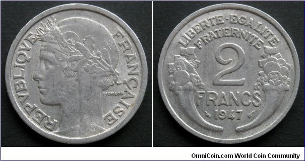 France 2 francs.
1947 (II)