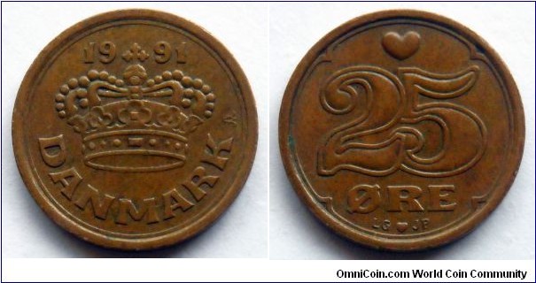 Denmark 25 ore.
1991