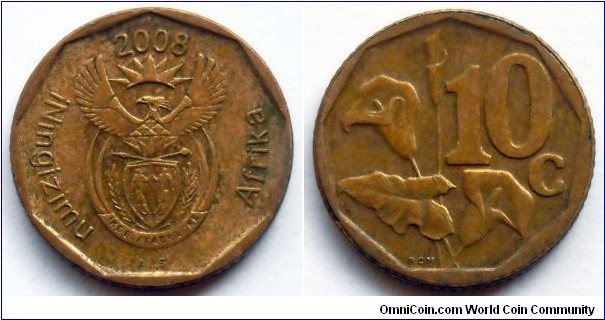 South Africa 10 cents.
2008, Zulu legend (II)