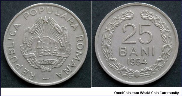 Romania 25 bani.
1954