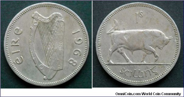 Ireland 1 shilling.
1968