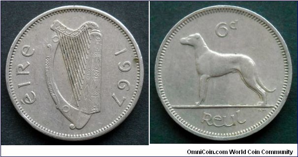 Ireland 6 pence.
1967