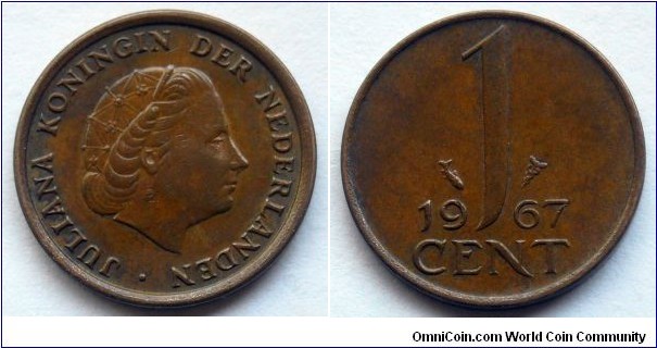 Netherlands 1 cent.
1967