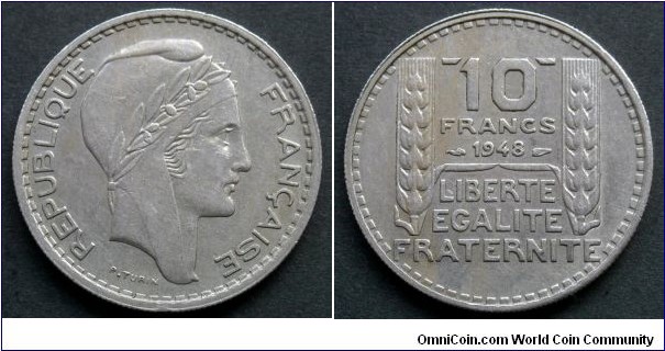 France 10 francs.
1948 (II)