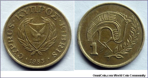 Cyprus 1 cent.
1983