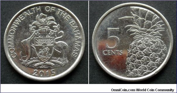 Bahamas 5 cents.
2015