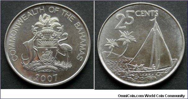 Bahamas 25 cents.
2007