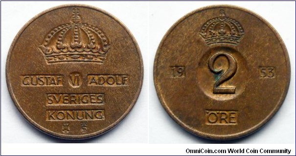 Sweden 2 ore.
1953