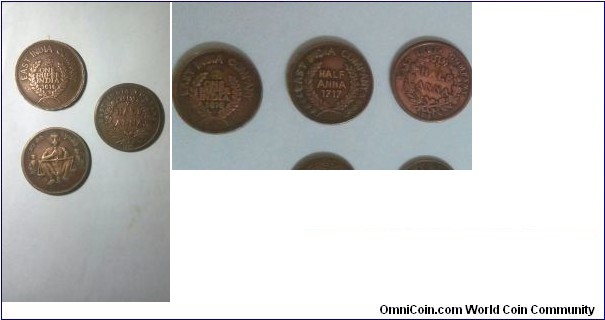 4 SALE
SET OF 3 EAST INDIA COINS.
 demonetization 1/2 anna 
Weight  App + 10 Gms
Diameter 3 Cms
Whatsapp +nine one 9885003989