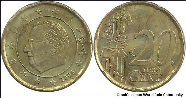 EU-Belgium 20 Eurocent 2006