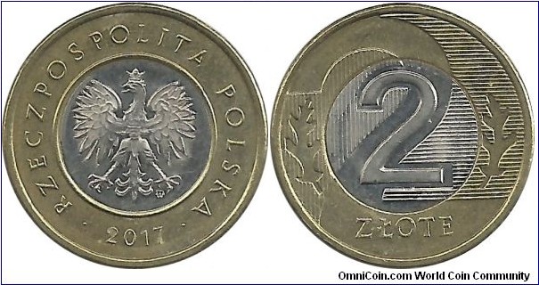 Poland 2 Zlote 2017