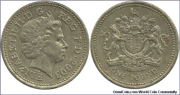 U.Kingdom 1 Pound 2003